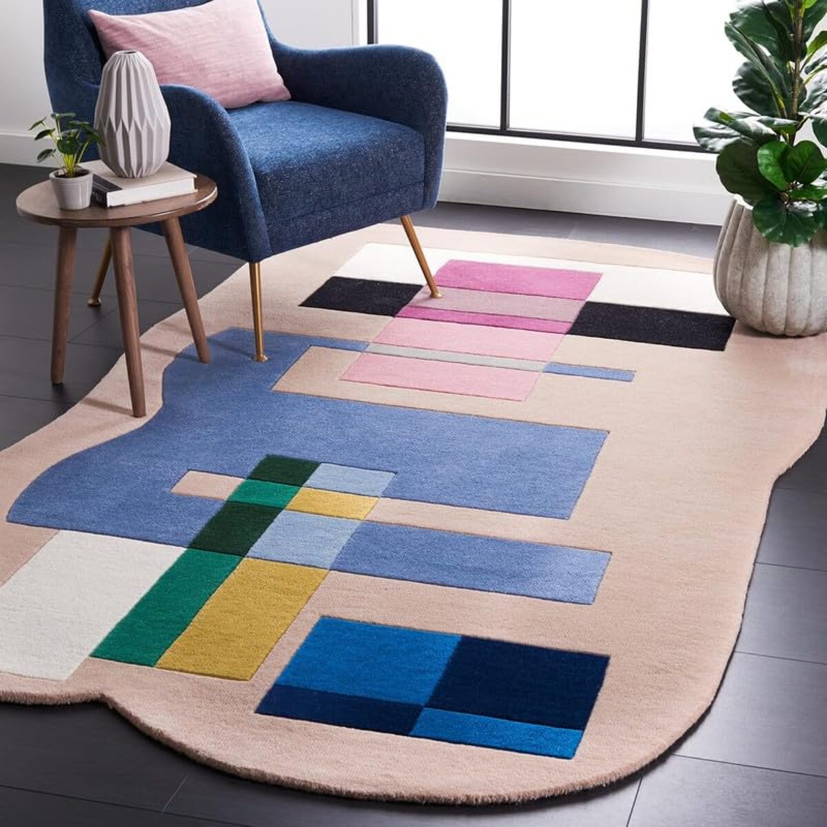 Designteppich Ausgewählte Wolle