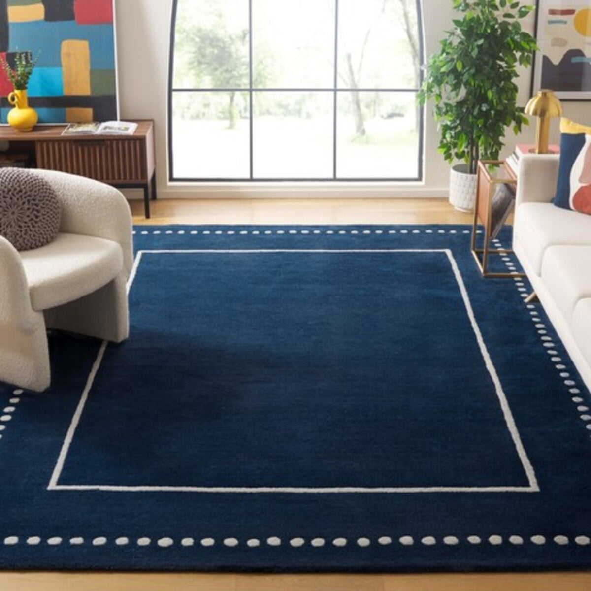 Designteppich Glückspunkte