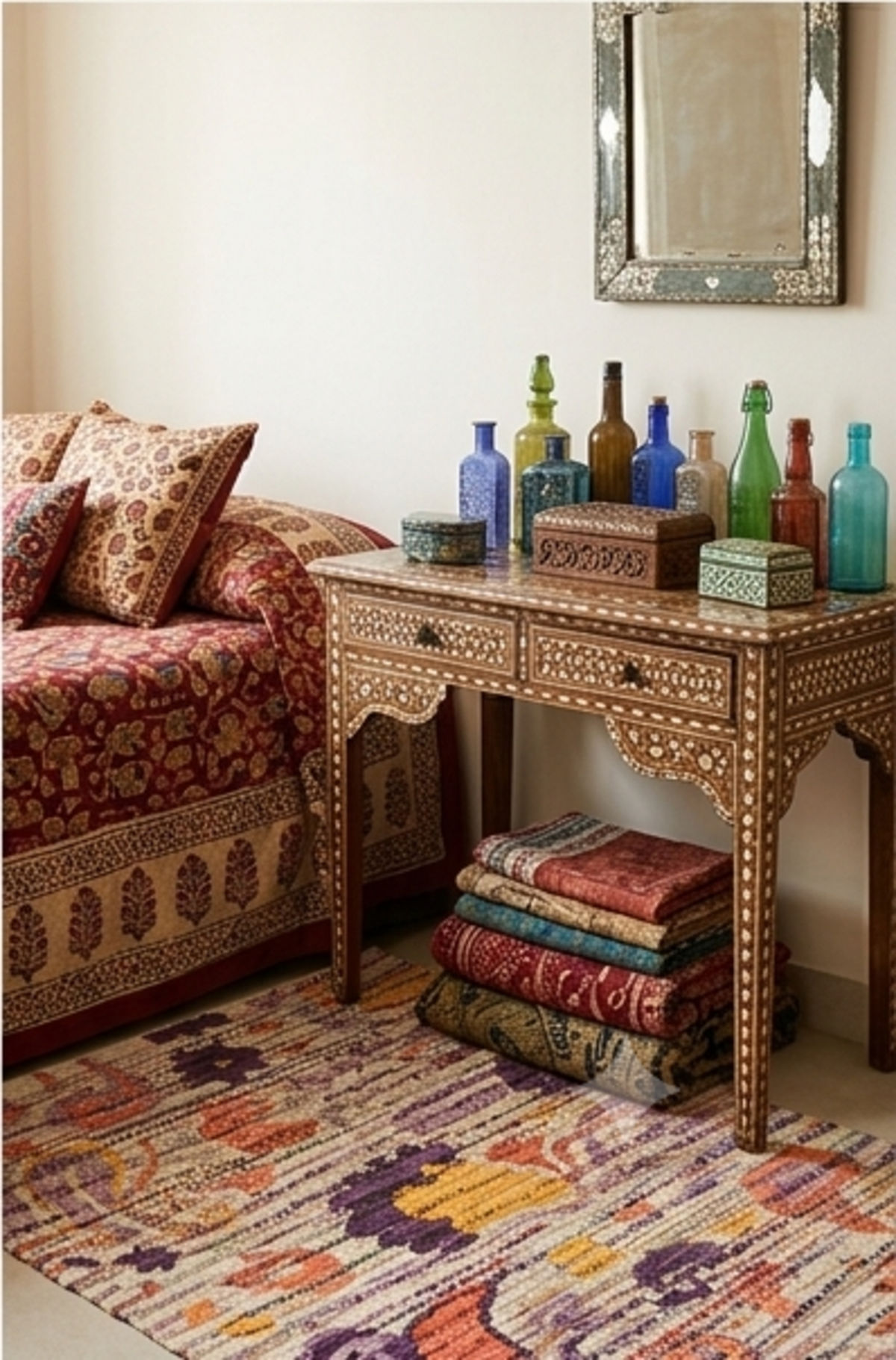 Designteppich Lavendel