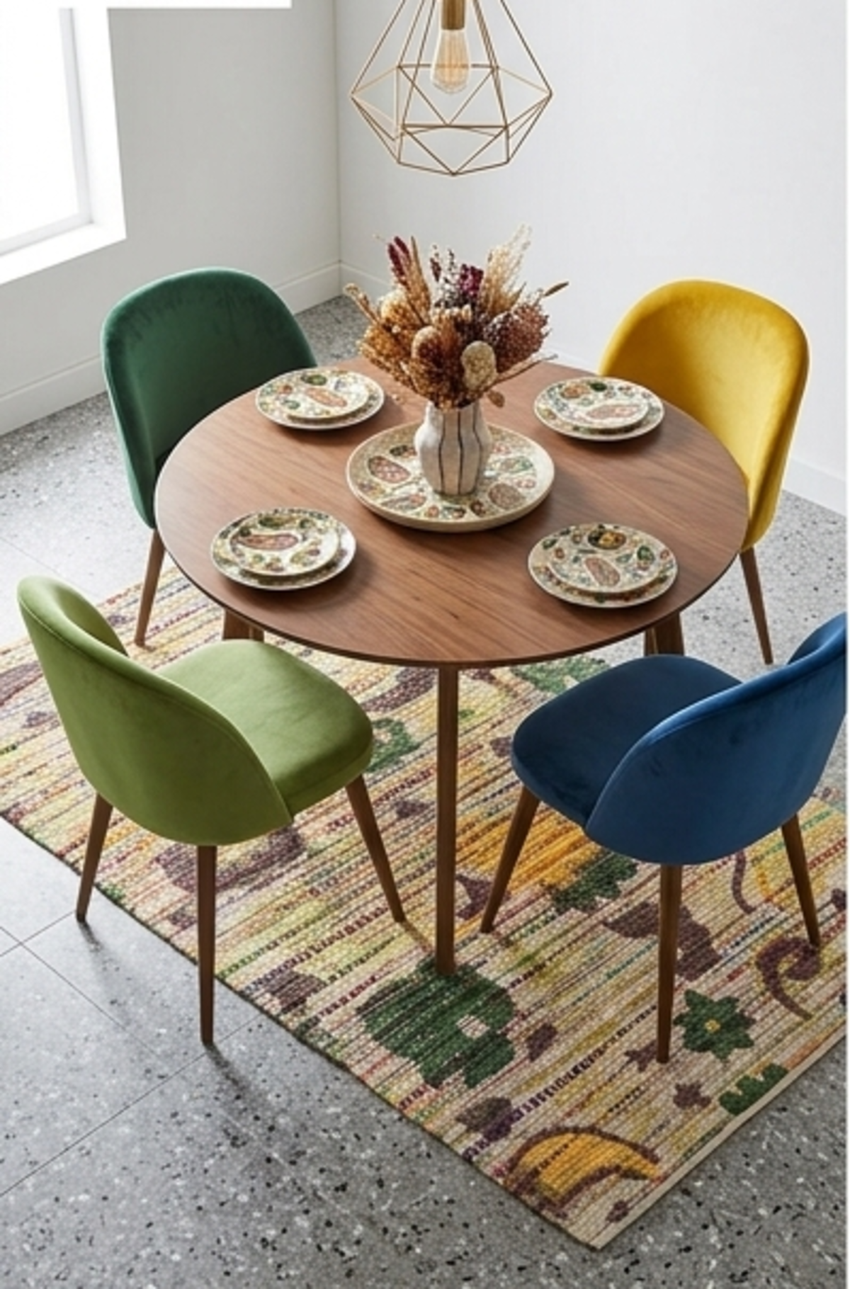 Designteppich Lavendel