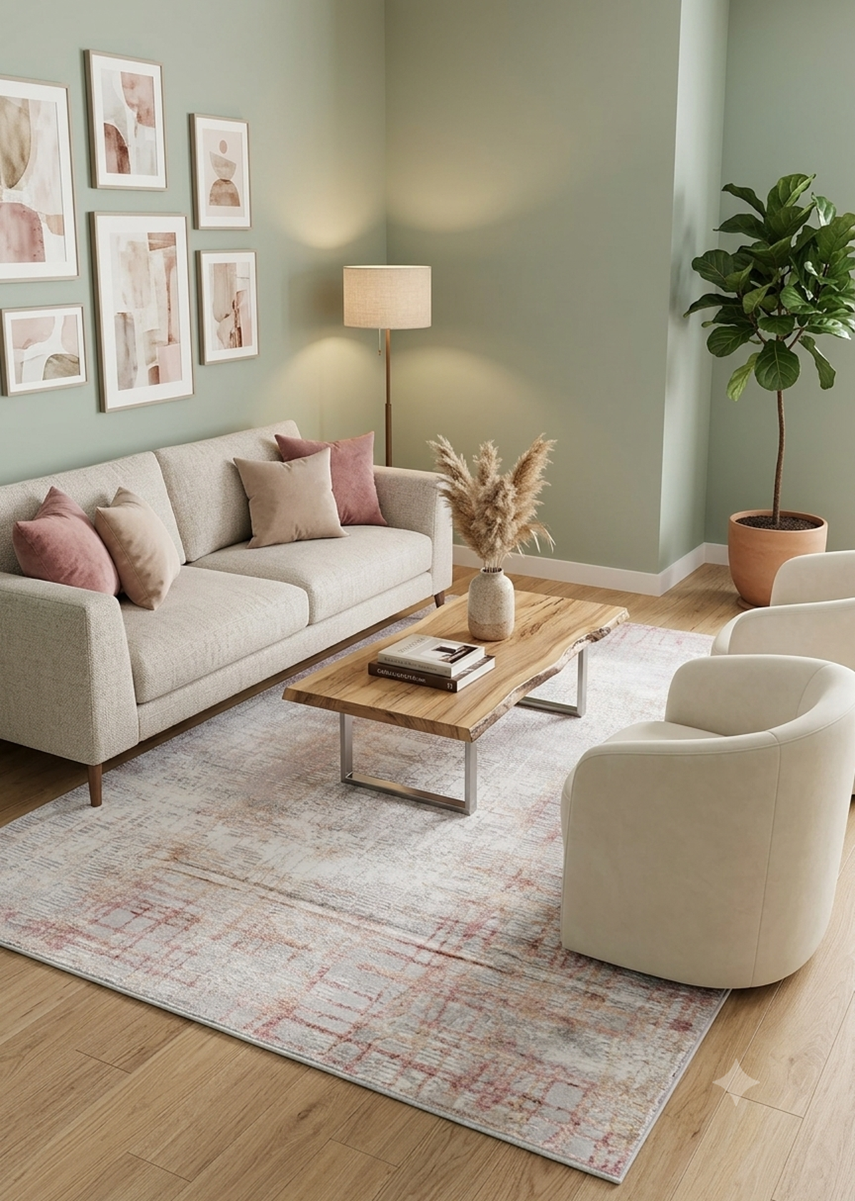 Designteppich Wiese – Zusatzbild