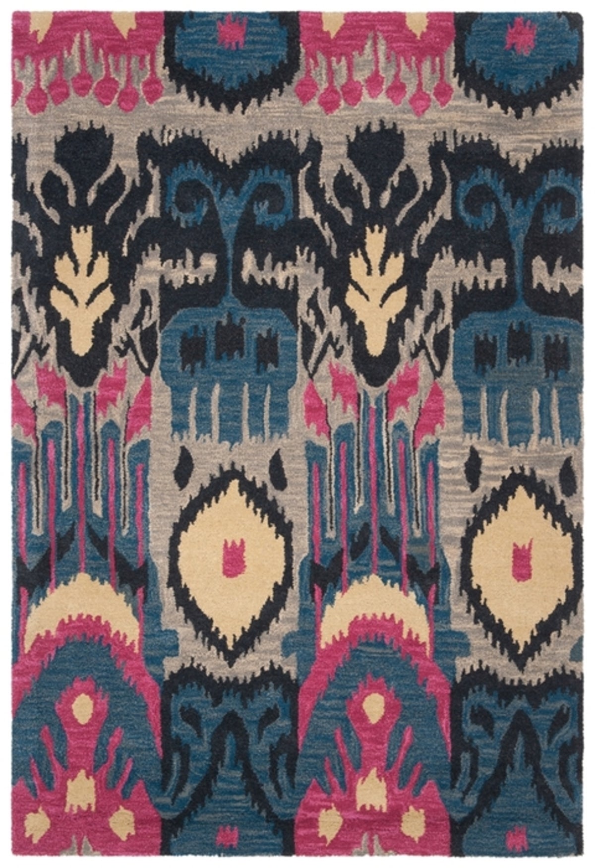 Designteppich Ikat