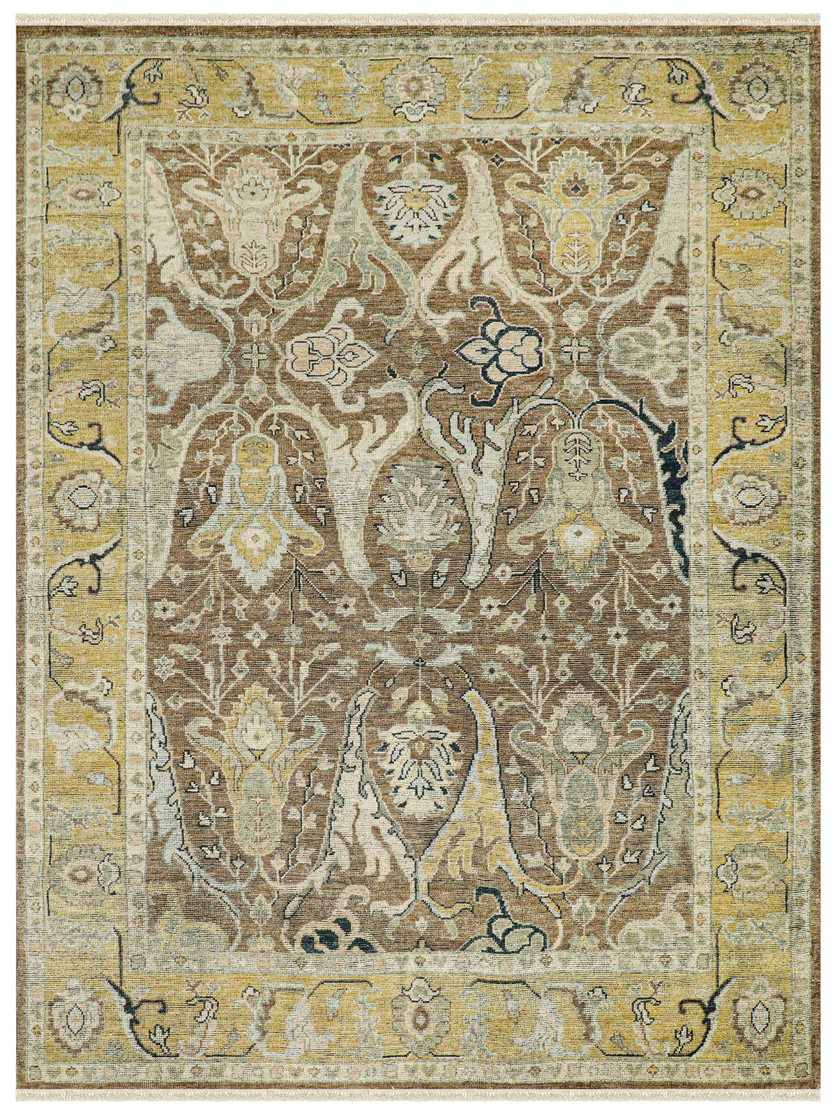 Designteppich Handgeknüpfte Moselle