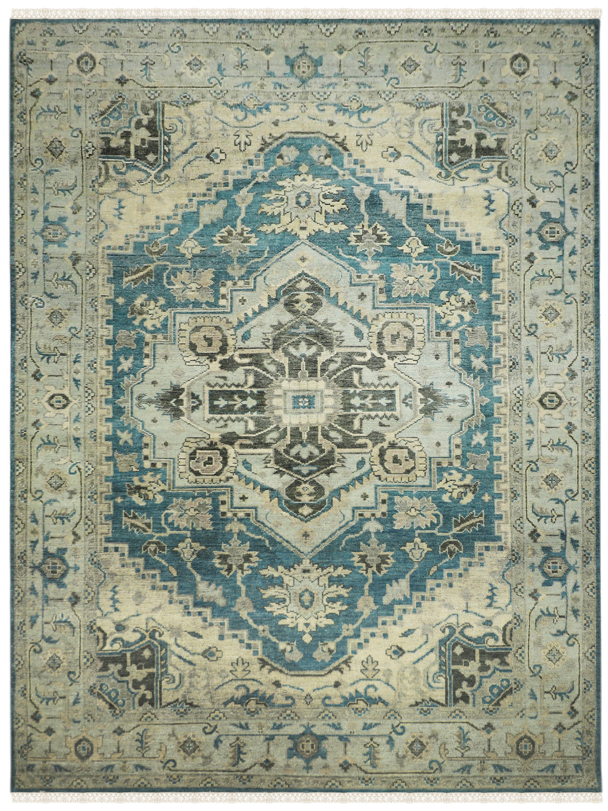 Designteppich Handgeknüpfte Moselle